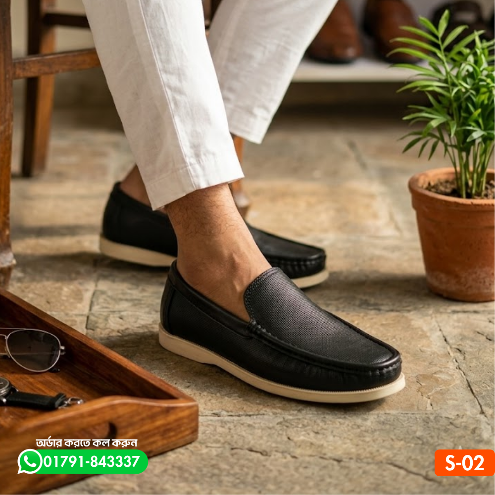 100% Original Leather Premium Quality Casul Shoe S-02